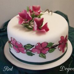 Red Dogwood Cake
