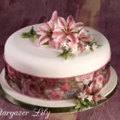 Stargazer Lily Cake